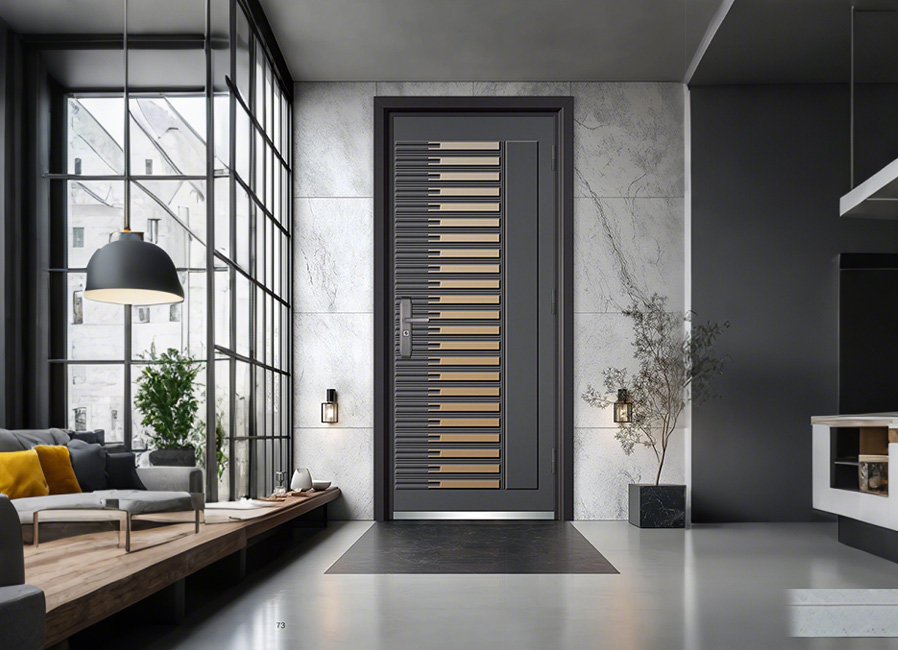 Copper Steel Security Door