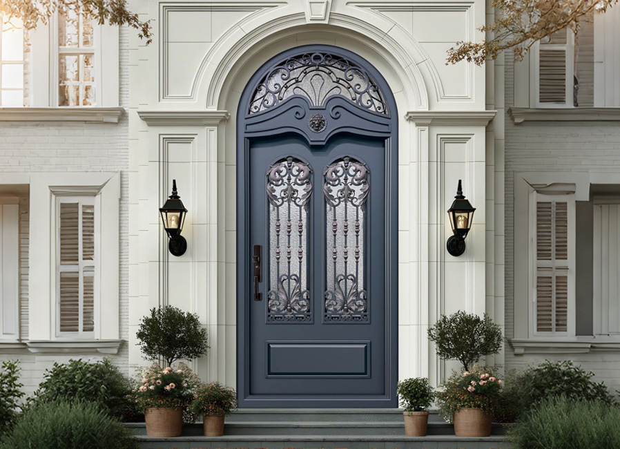 Wrough Iron Gate Door